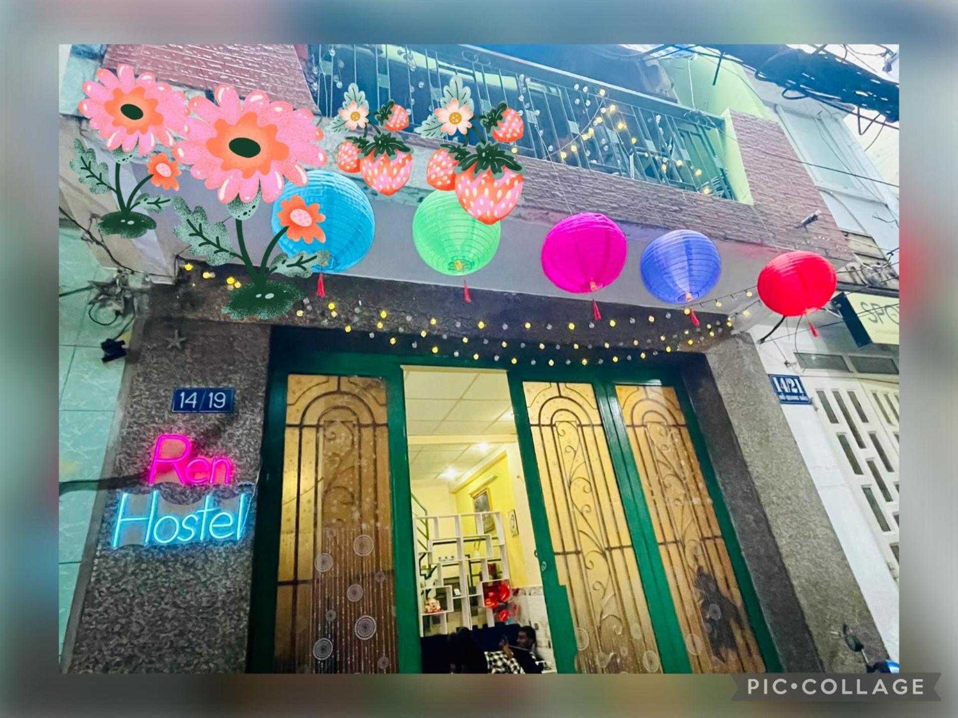 花ren Hostel Хошимин Экстерьер фото